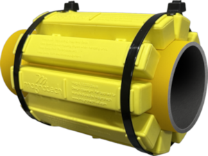 Magnatech System fitted around a fuel supply pipe