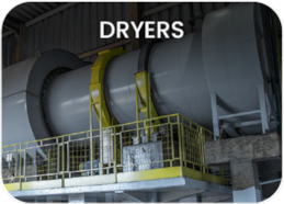 Industrial rotary dryer